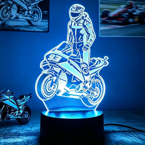 Veilleuse Moto Cross 3D Veilleuse Moto Cross 3D
