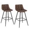WOLTU Lot de 2 Tabourets de Bar Design WOLTU Lot de 2 Tabourets de Bar Design