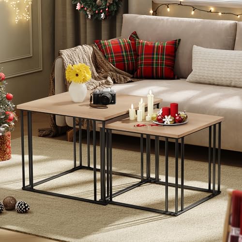 YITAHOME Lot de 2 Tables Basses Modernes YITAHOME Lot de 2 Tables Basses Modernes