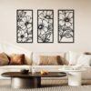 YiYa Décoration Murale Métal 3 Pièces YiYa Décoration Murale Métal 3 Pièces
