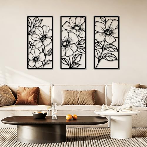 YiYa Décoration Murale Métal 3 Pièces YiYa Décoration Murale Métal 3 Pièces