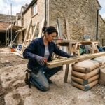 Calcul de volume pour travaux de rénovation Mesure de matériaux de construction avant un calcul de volume en m3