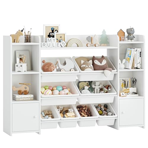 Bibliothèque Enfant avec Rangement Amovible