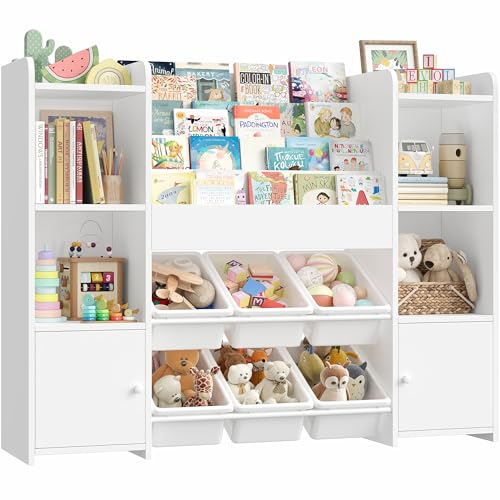 Bibliothèque Enfant avec Rangement Amovible