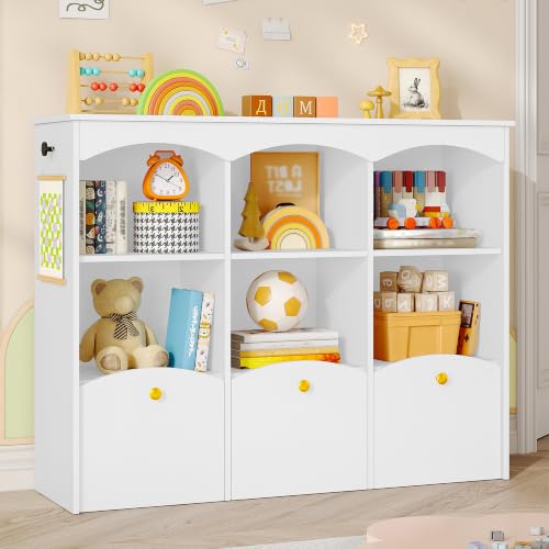 Bibliothèque Enfants avec Compartiments et Bacs