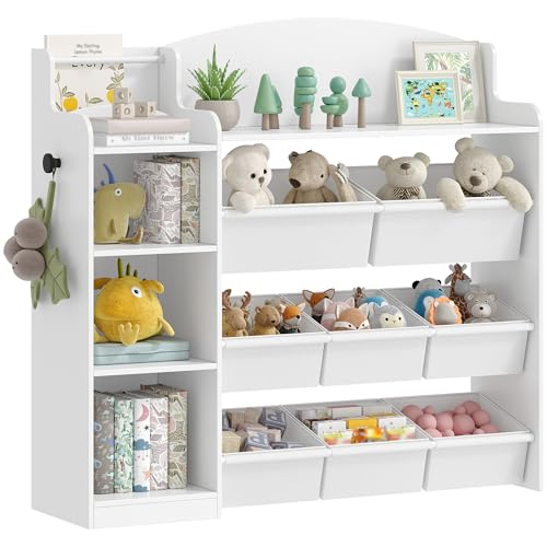 Bibliothèque Enfants avec Étagère et Boîtes