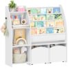 Bibliothèque Enfants Hzuaneri Blanche 30x105 cm