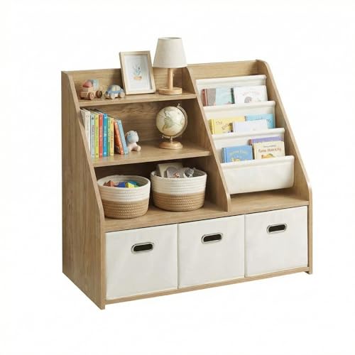 Bibliothèque Pour Enfants avec Rangement en Bois
