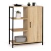 Buffet d'appoint Detroit en bois et métal Buffet d'appoint Detroit en bois et métal