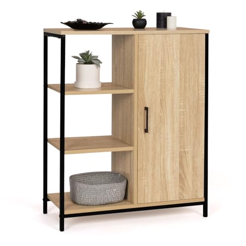Buffet d'appoint Detroit en bois et métal Buffet d'appoint Detroit en bois et métal