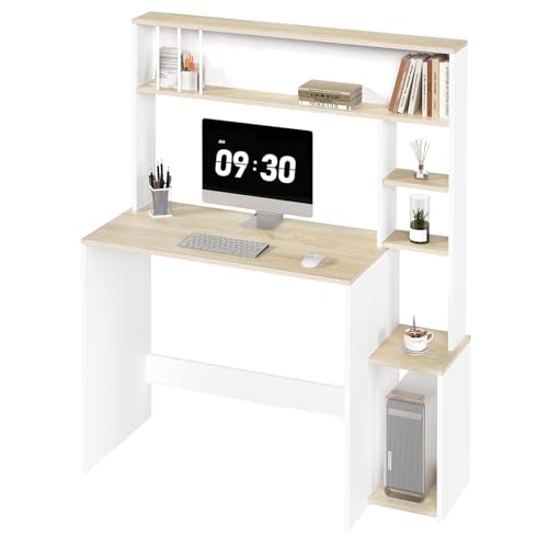 Bureau avec Étagères Design Scandinave