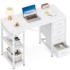 Bureau Coleshome 100x40cm avec Tiroirs