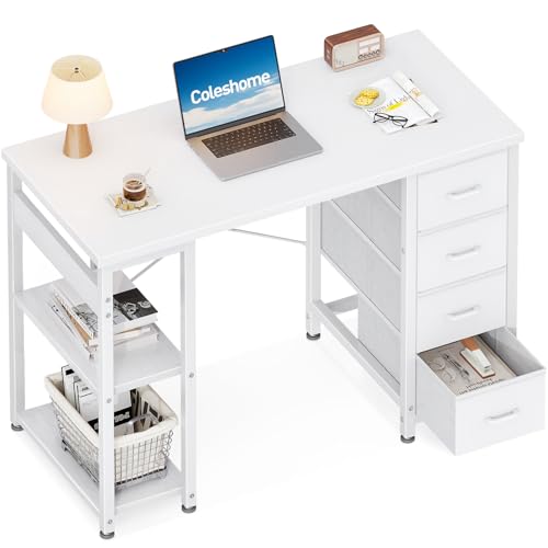 Bureau Coleshome 100x40cm avec Tiroirs Bureau Coleshome 100x40cm avec Tiroirs