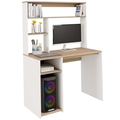 Bureau DAN avec étagères de rangement