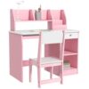 Bureau Enfant Ergonomique avec Chaise Rose