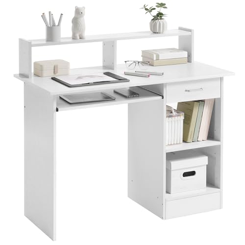 Bureau Yaheetech avec Tiroir et Clavier Coulissant Bureau Yaheetech avec Tiroir et Clavier Coulissant