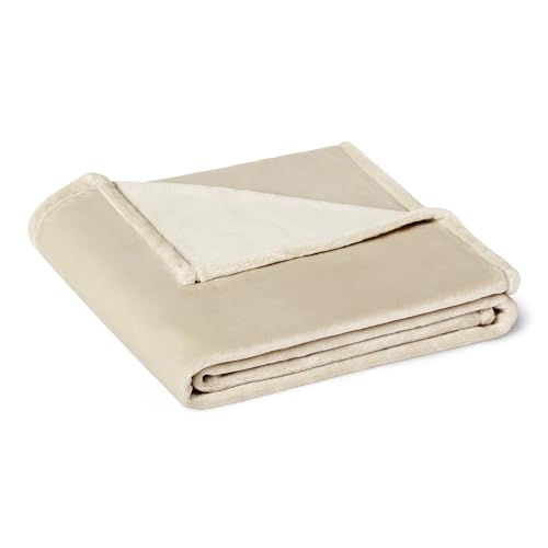 Couverture Polaire Beige 127 x 152 cm