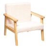 Fauteuil Enfant Basile - Écru Bouclette Fauteuil Enfant Basile - Écru Bouclette