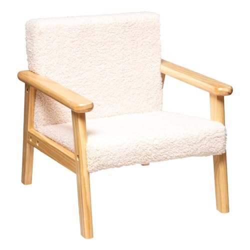 Fauteuil Enfant Basile - Écru Bouclette