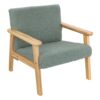 Fauteuil Enfant Basile en Tissu Bouclette Fauteuil Enfant Basile en Tissu Bouclette