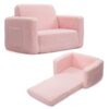 Fauteuil Enfant Convertible 2-en-1 Rose Fauteuil Enfant Convertible 2-en-1 Rose
