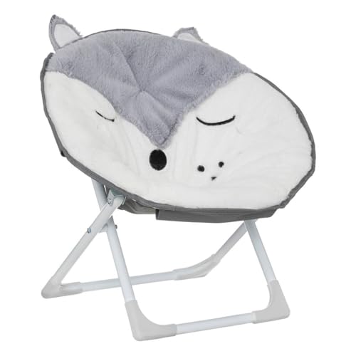 Fauteuil Pliant Renard Blanc 40x23cm Fauteuil Pliant Renard Blanc 40x23cm
