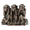 Figurine des Trois Singes Maléfiques Figurine des Trois Singes Maléfiques