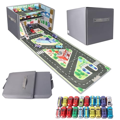 Garage de Rangement pour Voitures d'Enfants