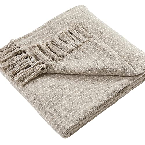 Jeté Naturel Drift Home en Coton Recyclé Jeté Naturel Drift Home en Coton Recyclé