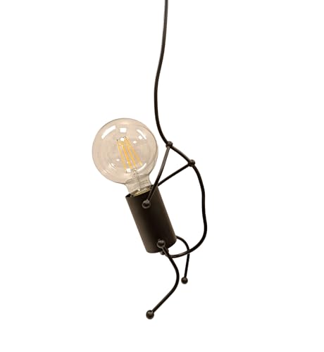 Lampe suspendue créative humanoïde E27 Lampe suspendue créative humanoïde E27