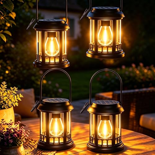 Lanterne Solaire Exterieur Jardin 4 Pièces