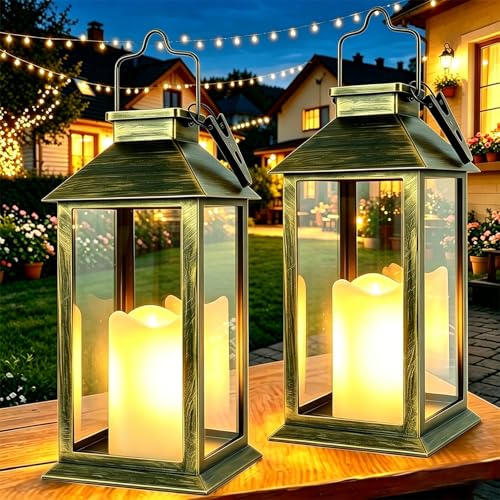 Lanterne Solaire Extérieure à Bougie LED Lanterne Solaire Extérieure à Bougie LED