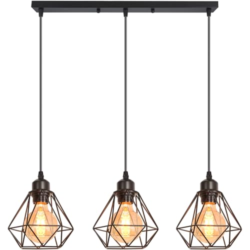 Lustre Métal Vintage 3 Lampes E27 Lustre Métal Vintage 3 Lampes E27