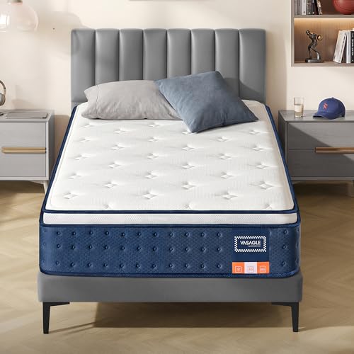 Matelas Hybride 90 x 190 cm – VASAGLE Matelas Hybride 90 x 190 cm – VASAGLE