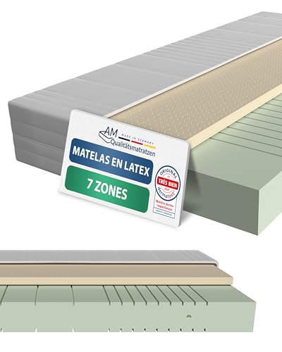 Matelas Latex Moelleux 90x200cm AM Qualitätsmatratzen Matelas Latex Moelleux 90x200cm AM Qualitätsmatratzen