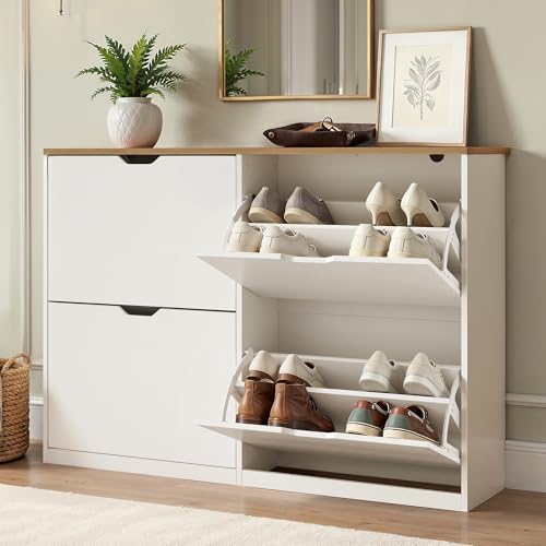 Meuble à Chaussures Compact 16 Paires