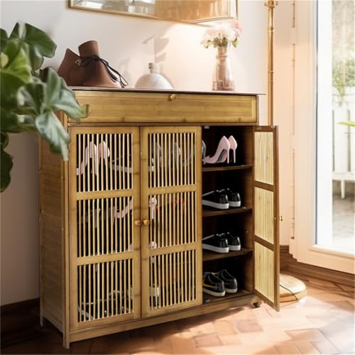 Meuble à Chaussures en Bambou Design Élégant