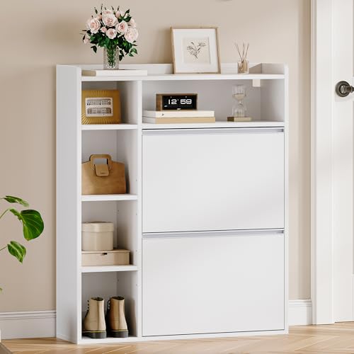 Meuble à Chaussures HEXCELEN avec 2 Portes