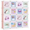 Meuble de Rangement Enfant 16 Cubes