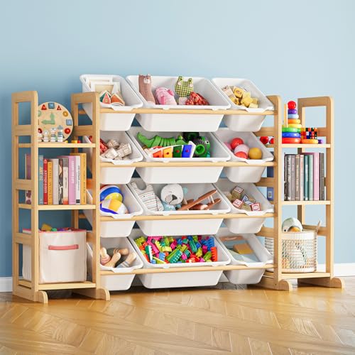 Meuble Rangement Enfant avec 12 Bacs