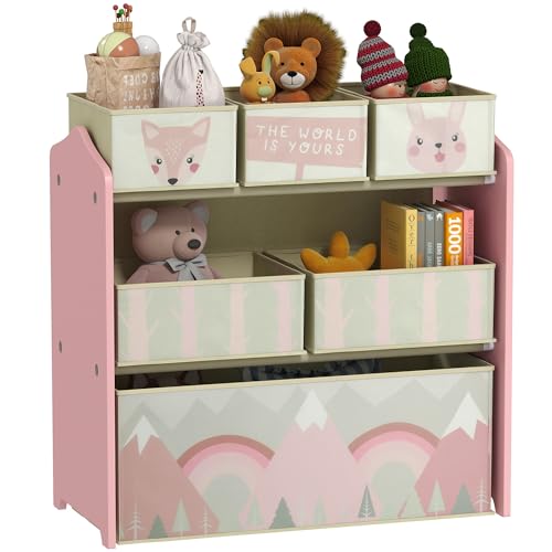 Meuble Rangement Enfant avec 6 Boîtes Meuble Rangement Enfant avec 6 Boîtes