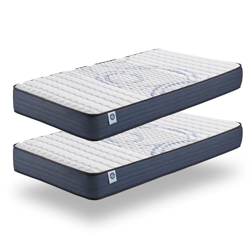 Pack de 2 Matelas Confort 80x200 cm Pack de 2 Matelas Confort 80x200 cm