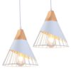 Plafonnier industriel vintage blanc Plafonnier industriel vintage blanc