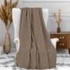 Plaid Microfibre 120x160 cm COCOONING Taupe Plaid Microfibre 120x160 cm COCOONING Taupe