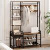 Porte-manteau Multifonctionnel avec Banc Porte-manteau Multifonctionnel avec Banc