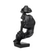 Statue décorative Tibeoyad en résine noire