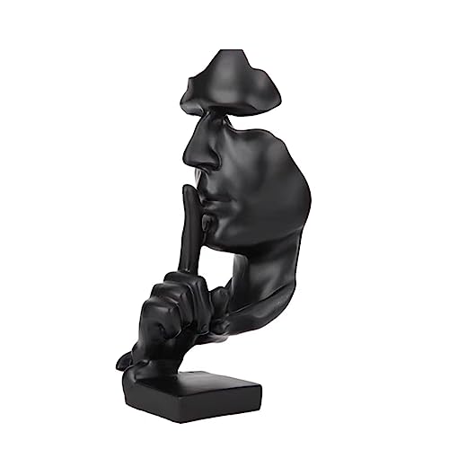 Statue décorative Tibeoyad en résine noire Statue décorative Tibeoyad en résine noire