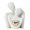 Statue de Couple Romantique en Porcelaine Statue de Couple Romantique en Porcelaine
