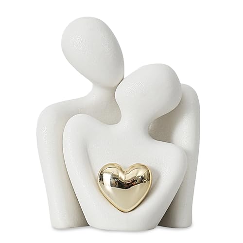 Statue de Couple Romantique en Porcelaine Statue de Couple Romantique en Porcelaine