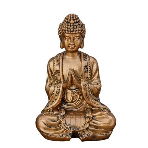 Statuette Bouddha Or Méditation Zen’Light
